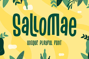 Sallomae - Playful Font, a Font by Arterfak Project