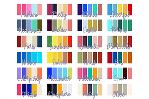 111 Color Palettes For Procreate