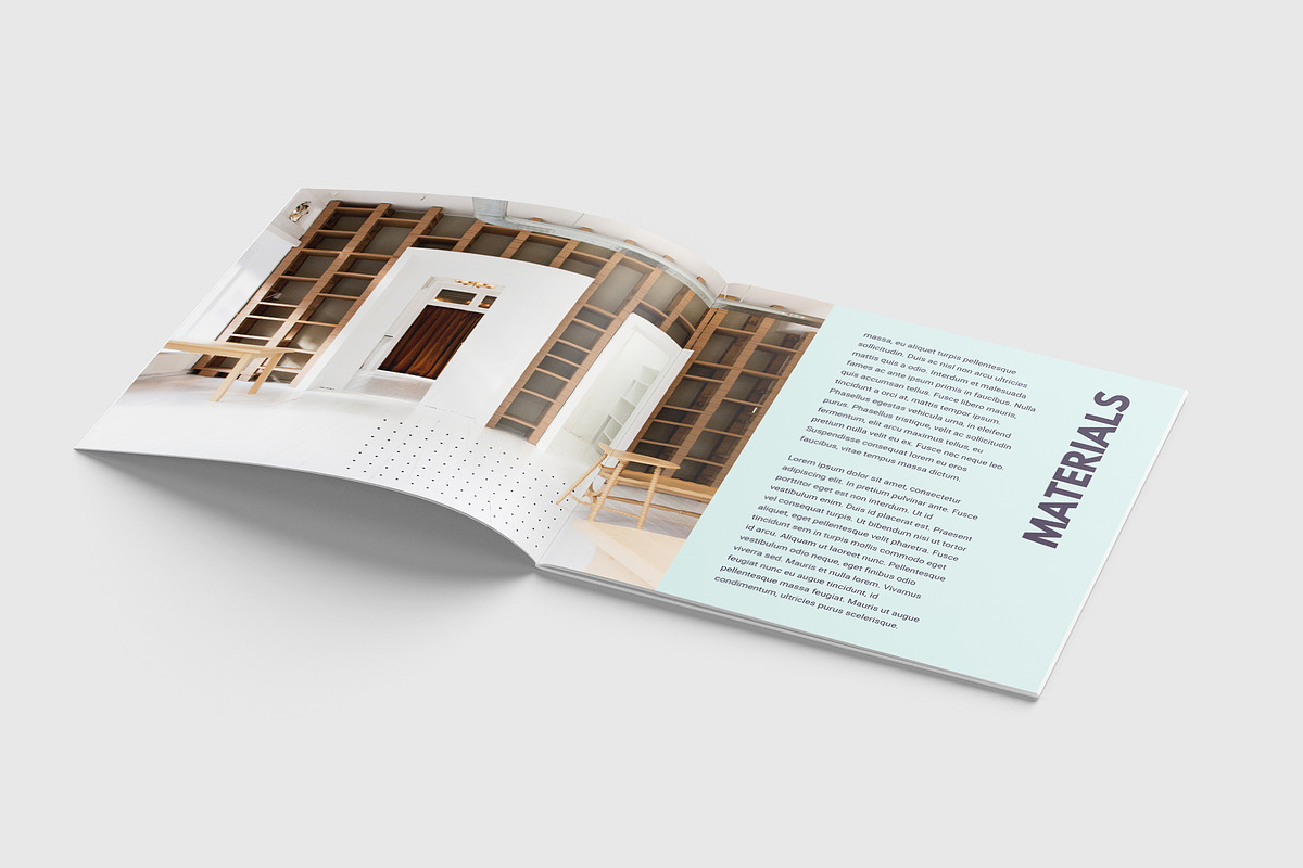 Square Magazine or Brochure Template, a Brochure Template by Wild Ones (Photo 4 of 9)