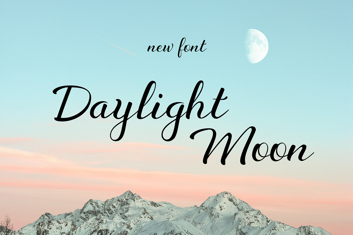 Daylight Moon - Fresh Script Font