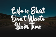Delichatz - Bold Brush Script, a Script Font by Variatype (Thumbnail 6 of 8)