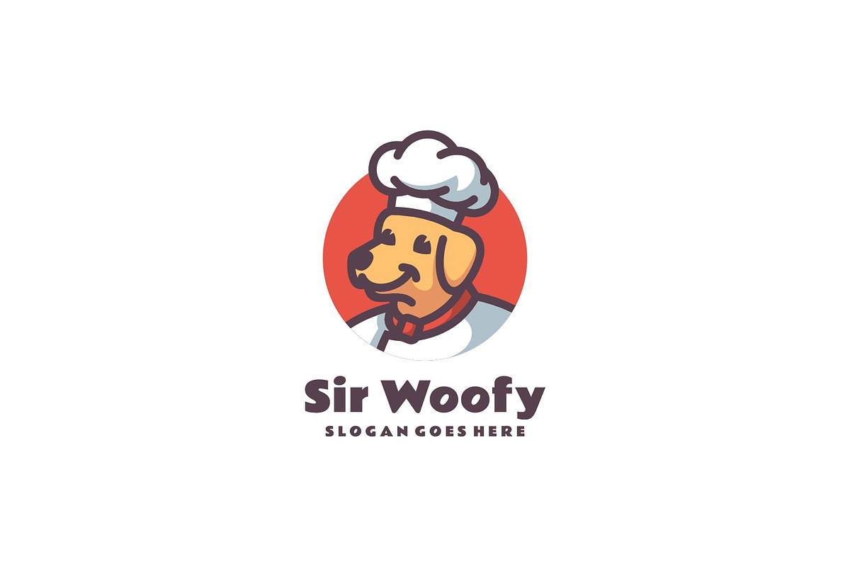 Dog Chef Mascot Logo Design, a Branding & Logo Template by Artnivora.Std