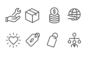Symbols of logistics, finance, and, a Finance Illustration by ZinetroN