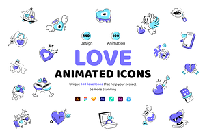 Animated Love Icons