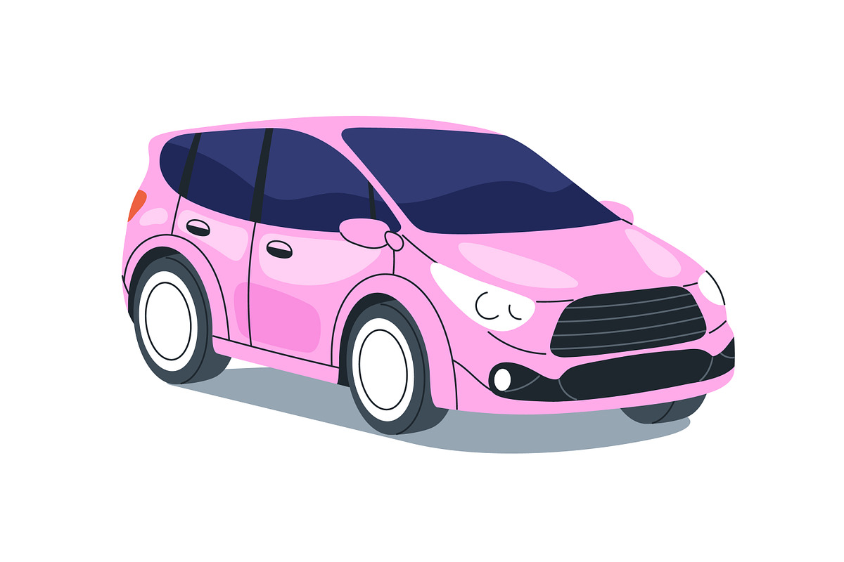 Auto vehicles, passenger cars set, a Transportation Illustration by Good Studio (Photo 4 of 11)