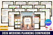 2026 Wedding Planning Companion, a Stationery Template by Designmela01 (Thumbnail 1 of 10)