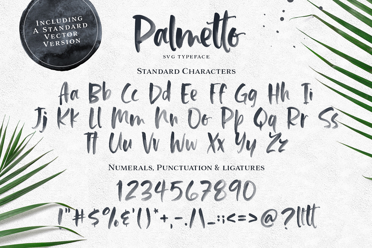 Palmetto SVG Font, a Handwritten Font by Callie Rian & Co. (Photo 12 of 12)