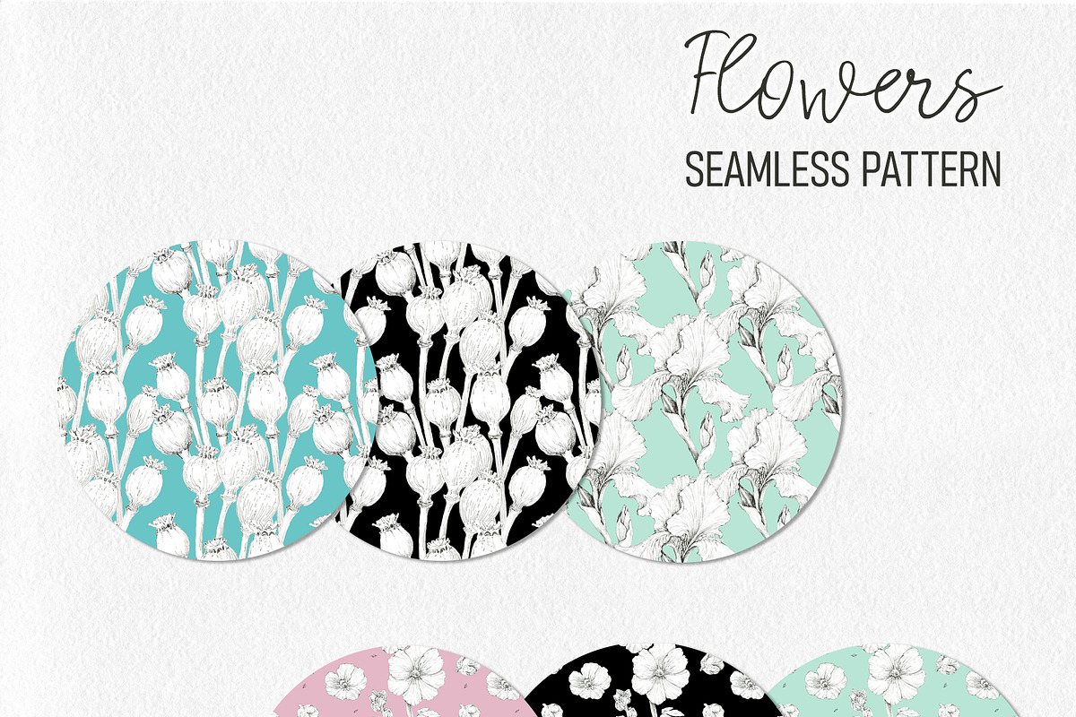 Flowers Graphics, an Object Illustration by Budogoshch (Photo 4 of 8)