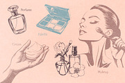 300 Beauty & Cosmetic Illustrations, a Healthcare Illustration by Nocturnal Wolf (Thumbnail 2 of 16)