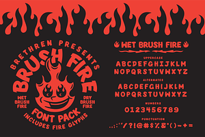 Brush Fire Font Family