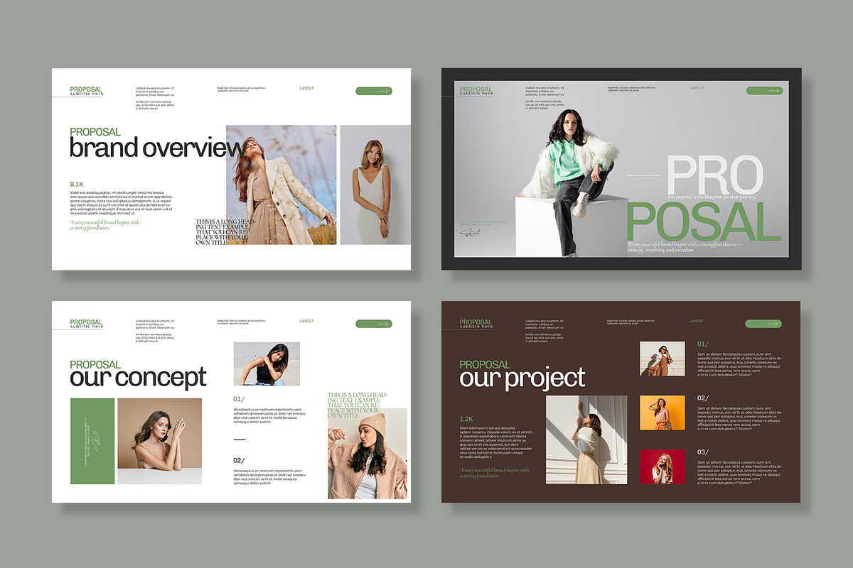 Brand Proposal Presentation Template, a Presentation Template by MightyDesign (Photo 4 of 8)