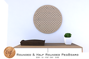 Laser Cut Round/Half Round Peg Board, a Templates & Theme by StanleyTirtoutomo (Thumbnail 4 of 10)