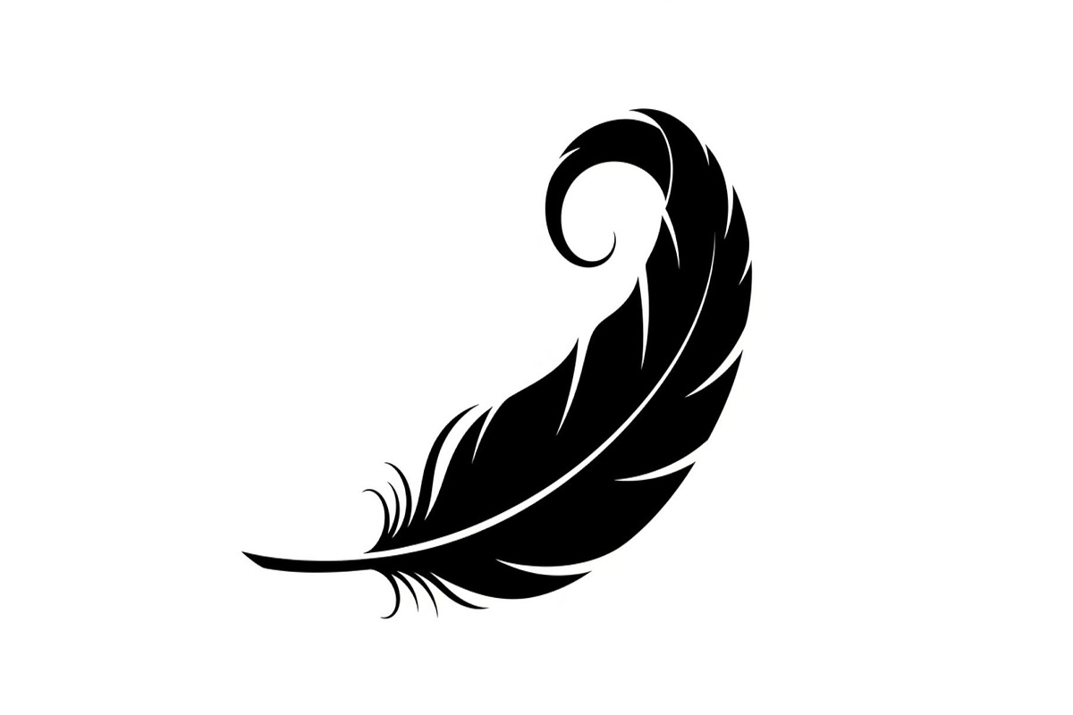 Vintage Feather Swirl SVG Bundle, an Illustration by Creativeshirt (Photo 22 of 31)