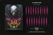 Mega Snake Typeface, a Blackletter Font by alit design (Thumbnail 12 of 20)