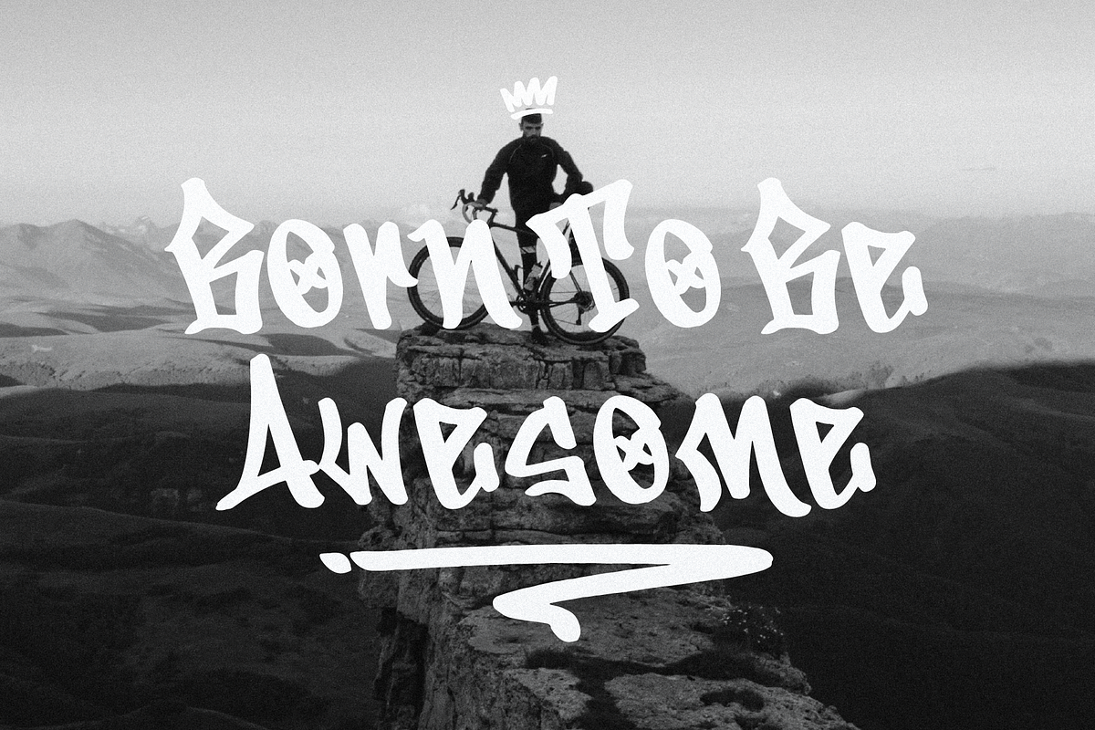 Asphalt Slasher | Graffiti Font, a Handwritten Font by Denustudios (Photo 5 of 12)