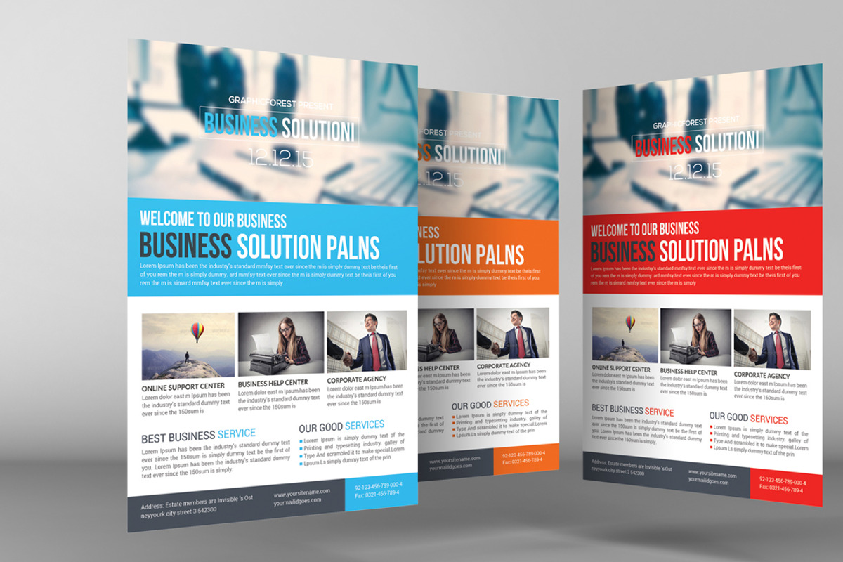 Data and Records Management Flyer, a Flyer Template by graphicforest