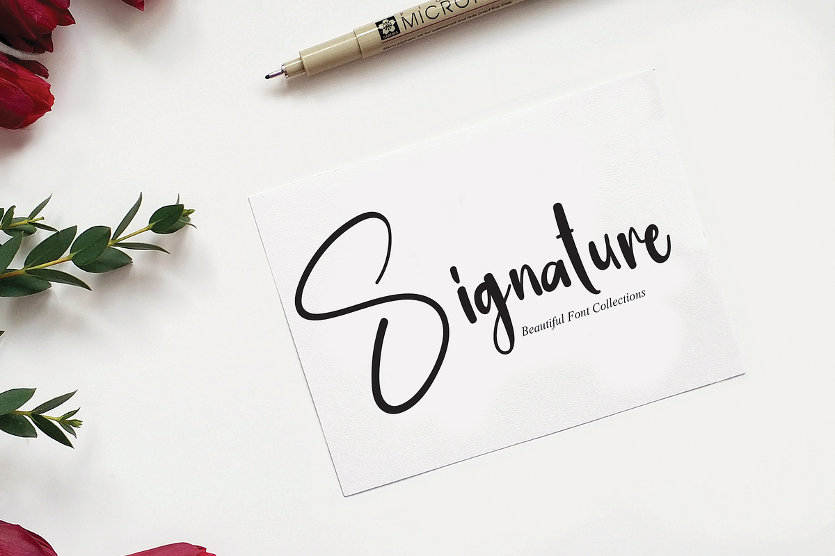 Backdrop | Script Font, a Script Font by Scratchones (Photo 8 of 8)