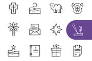 30 Three Kings & Christian Holiday I, an Outline Icon by Adl Studio (Thumbnail 3 of 4)