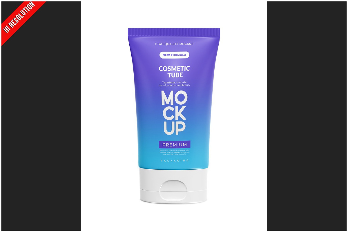 Cosmetic Tube Mockup, an Advertising Mockup by Bruno's Shop (Photo 1 of 3)