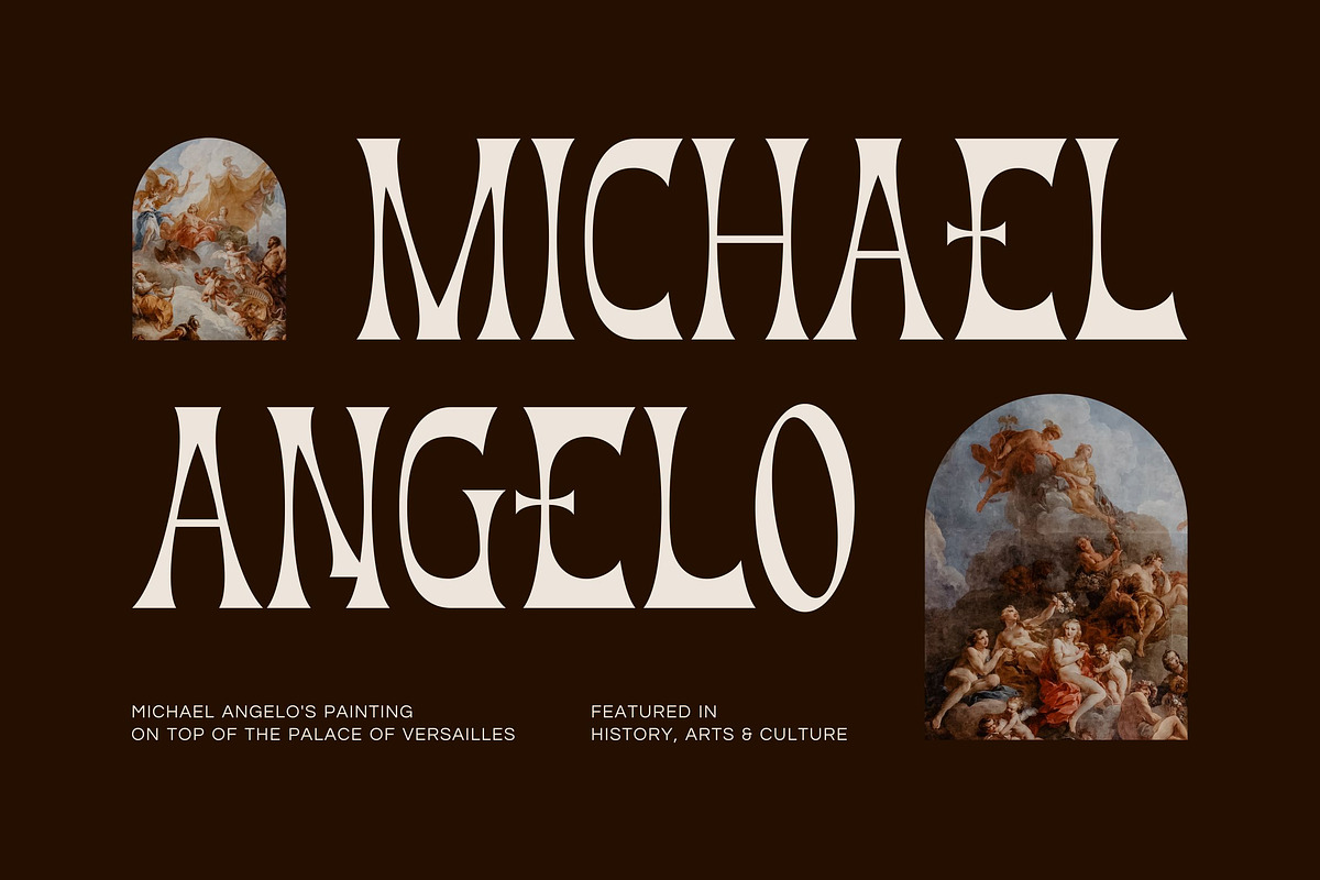 Roniolk - Retro Serif Typeface, a Serif Font by Imoodev (Photo 2 of 6)