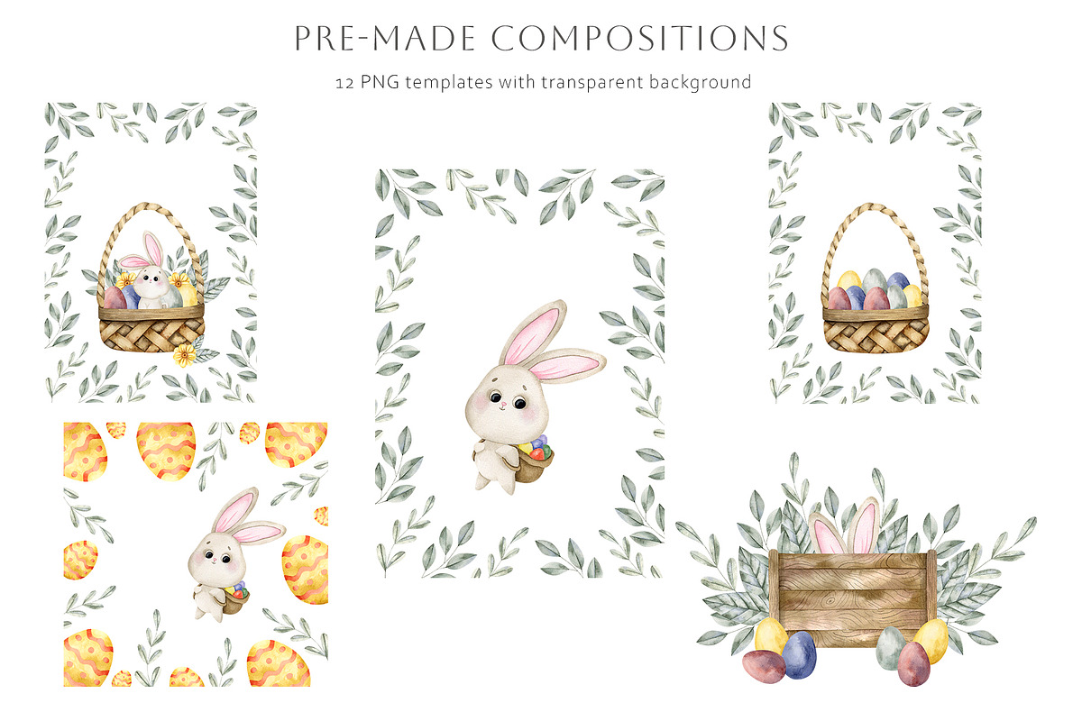 Happy Easter, a Seasonal Illustration by NellyaEgorova (Photo 4 of 9)