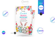 Easter Party Flyer Template, a Flyer Template by Aam360 (Thumbnail 2 of 3)