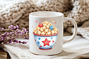 4th of July Foods Party Clipart, an Illustration by Watercolor design (Thumbnail 2 of 5)