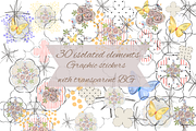 Butterflies and florals - nostalgia, an Object Graphic by Grandma's Lore (Thumbnail 10 of 11)