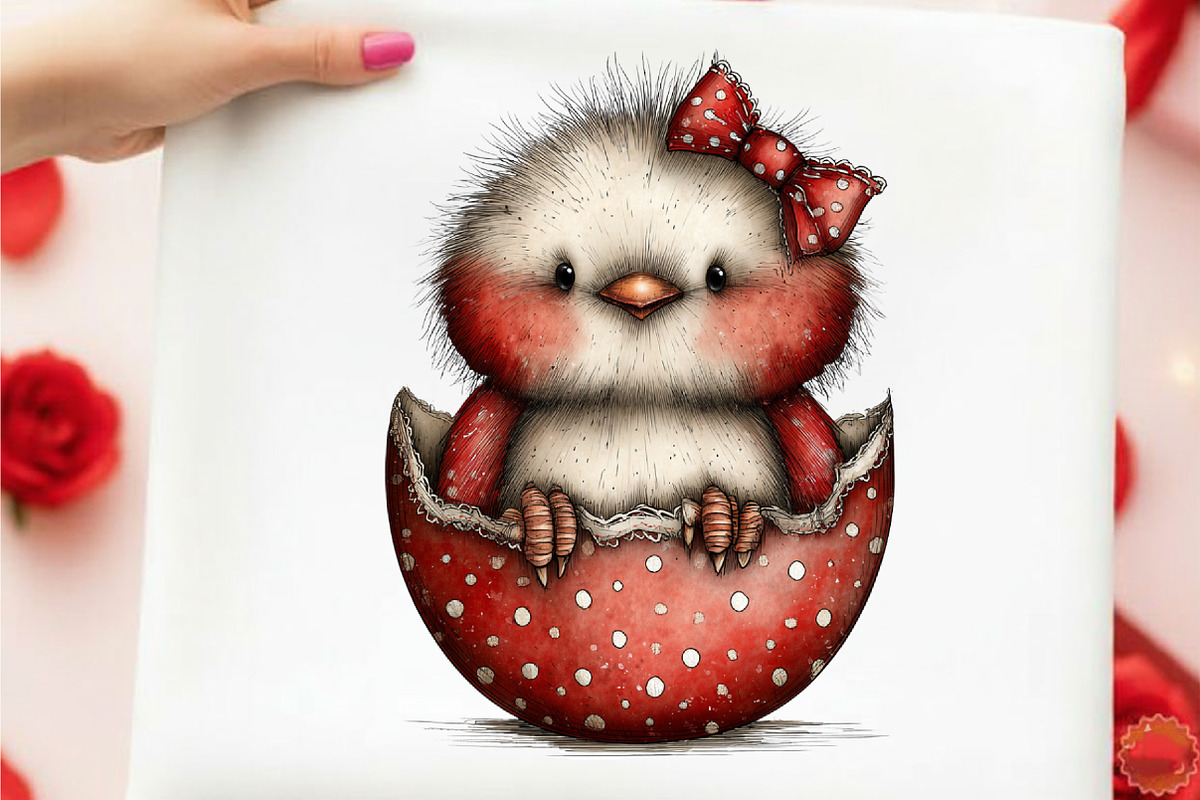 Funny Easter Bird Clipart, an Illustration by designcity5 (Photo 4 of 5)
