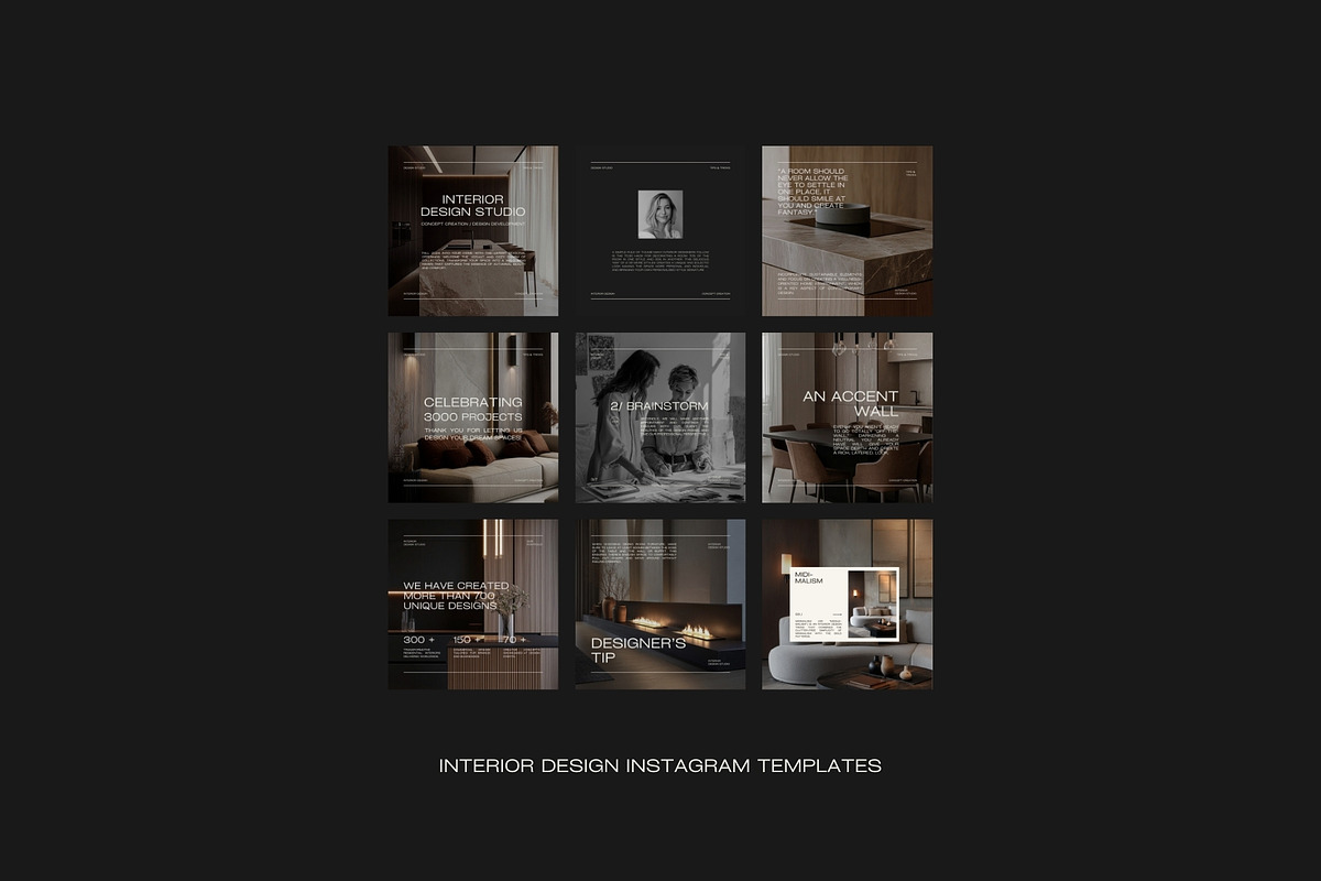 Interior Design Instagram Kit III, a Social Media Template by Instprofi | Studio Estimo (Photo 10 of 13)