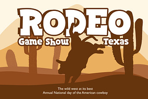 Sheriff Bounce - Kids Western Font