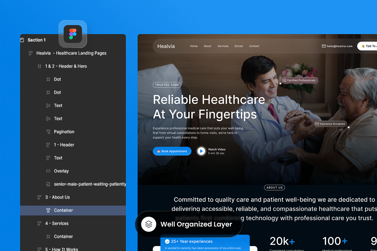 Healvia - Healthcare Landing Pages preview 2