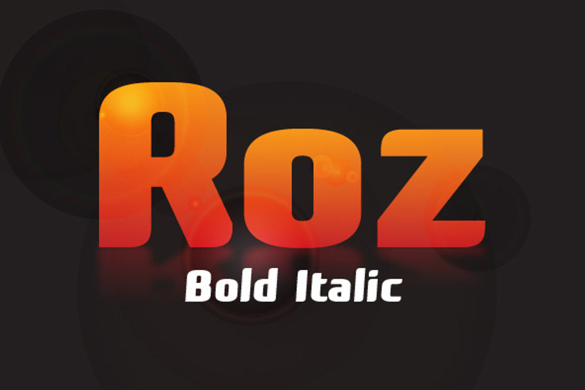 Roz Bold Italic