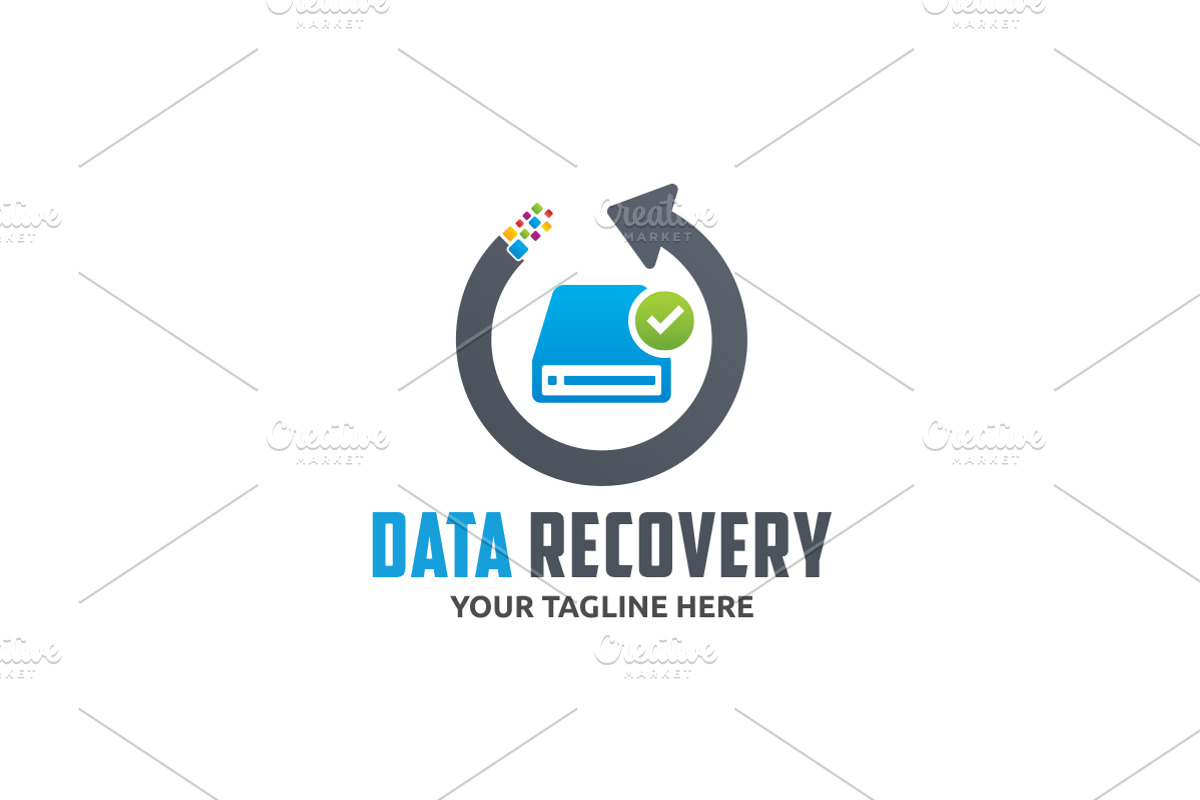 Data Recovery Logo, a Branding & Logo Template by Martin-Jamez (Photo 1 of 3)
