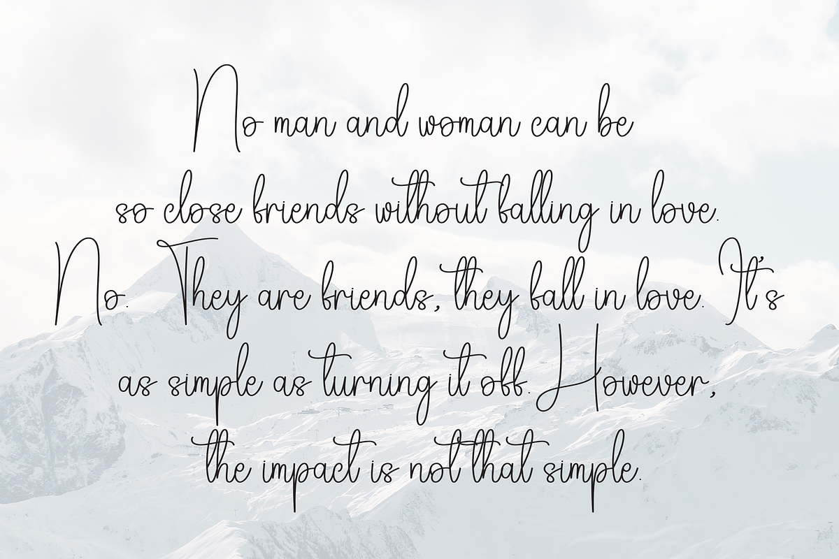 Whiskey | Script Font, a Handwritten Font by Scratchones (Photo 5 of 7)