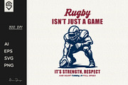 Rugby Lover T-shirt Design, a Sport Illustration by shaondesigns (Thumbnail 1 of 6)