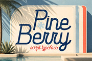 Pineberry - Script Typeface, a Script Font by HipFonts (Thumbnail 1 of 7)