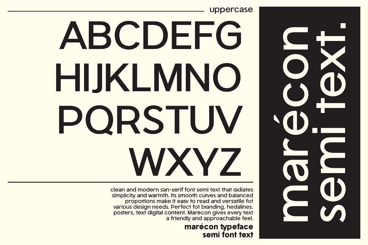 Marecon, a Sans Serif Font by ismanayuda (Photo 5 of 8)