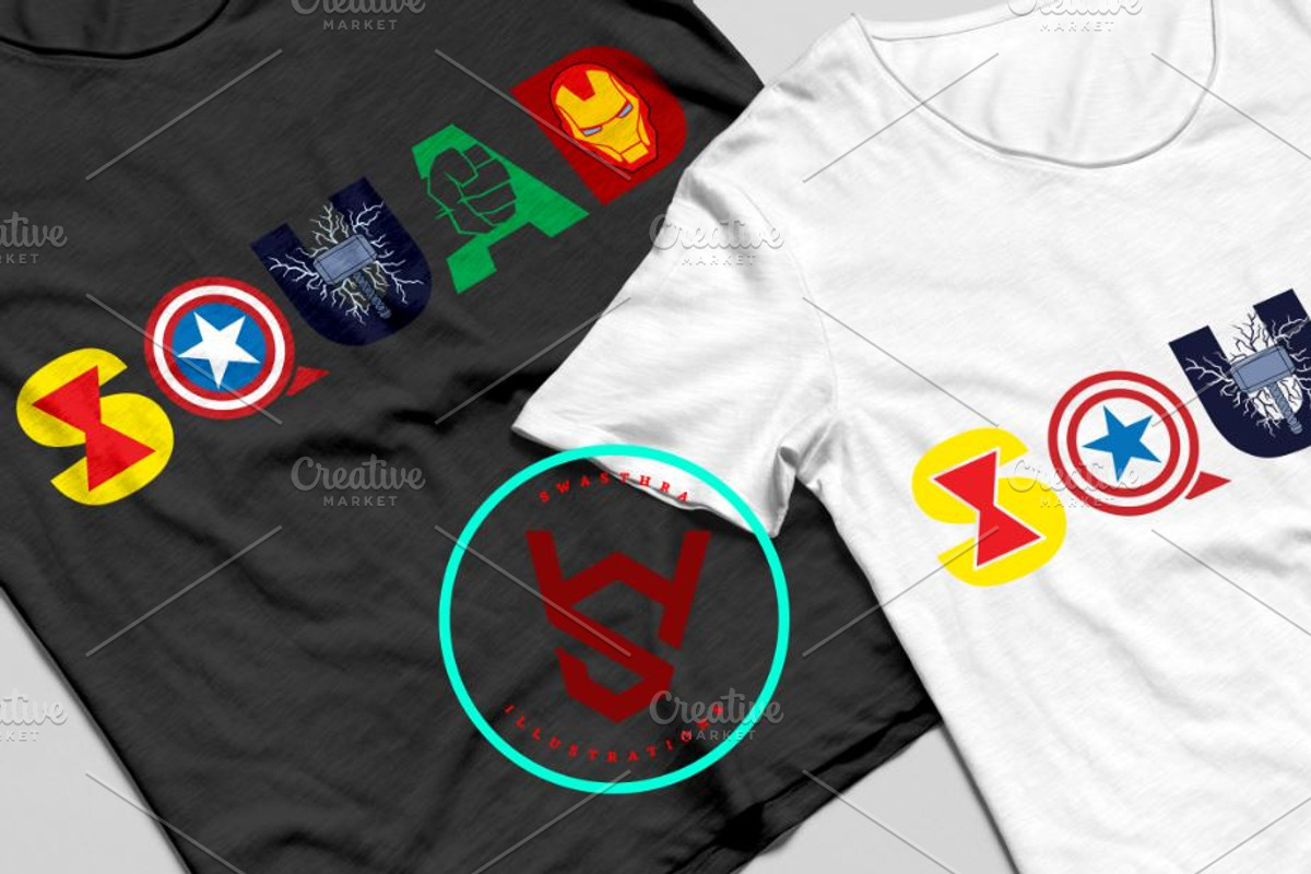 Avenger Superhero Squad Vector SVG, an Object Graphic by FancyDesignStudio (Photo 6 of 6)