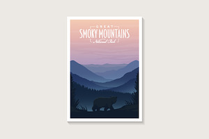 Great Smoky Mountains Park poster