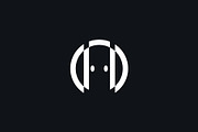 letter H Headphone Logo, a Branding & Logo Template by Abir Hossain Waffi (Thumbnail 4 of 4)