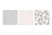 Subtle Apple Flowers Vector Patterns, a Pattern Graphic by MalyskaStudio (Thumbnail 4 of 17)