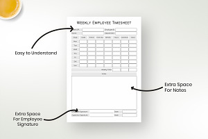 Printable Employee Timesheet