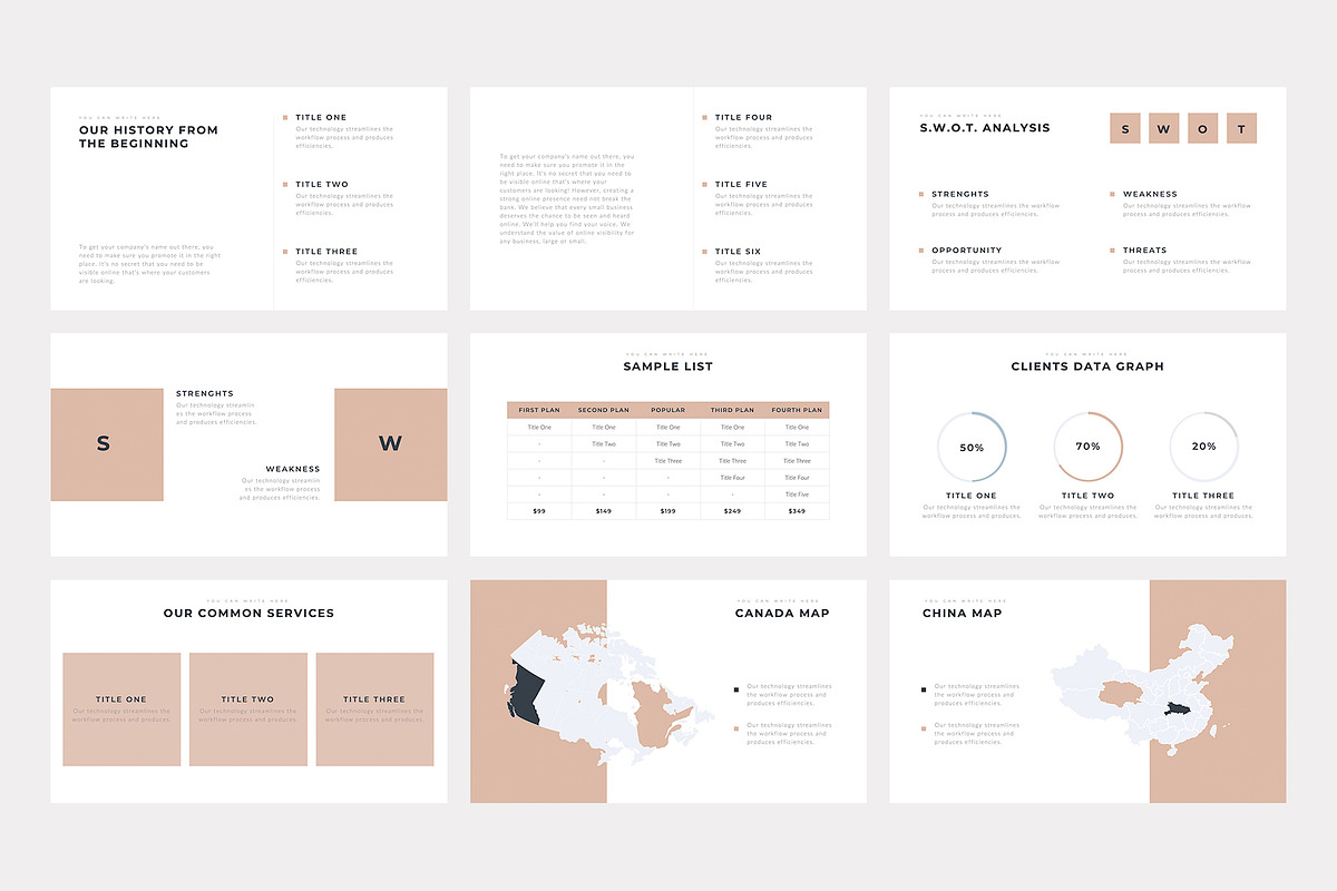 Boneti Minimalist PowerPoint, a Presentation Template by slidequest (Photo 10 of 18)