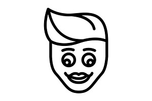 Briefly deaf black icon, an Outline Icon by Creative priyanka