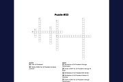 US President Facts Crosswords, an Education Illustration by Sourcedigi (Thumbnail 3 of 4)