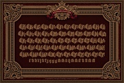 Kasatriyan Ancient Typeface, a Serif Font by Sitintahitam (Thumbnail 15 of 24)