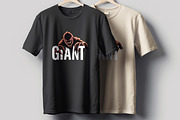 Giant T Shirt Design Layout, a Stationery Template by MightyDesign (Thumbnail 3 of 6)