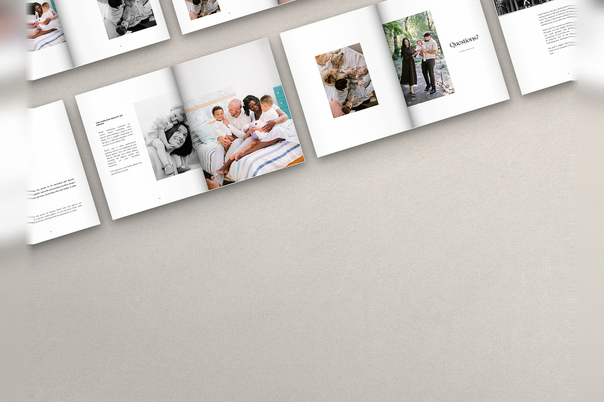 Family Session Welcome Guide, a Magazine Template by Cagdas Yoldas (Photo 4 of 9)