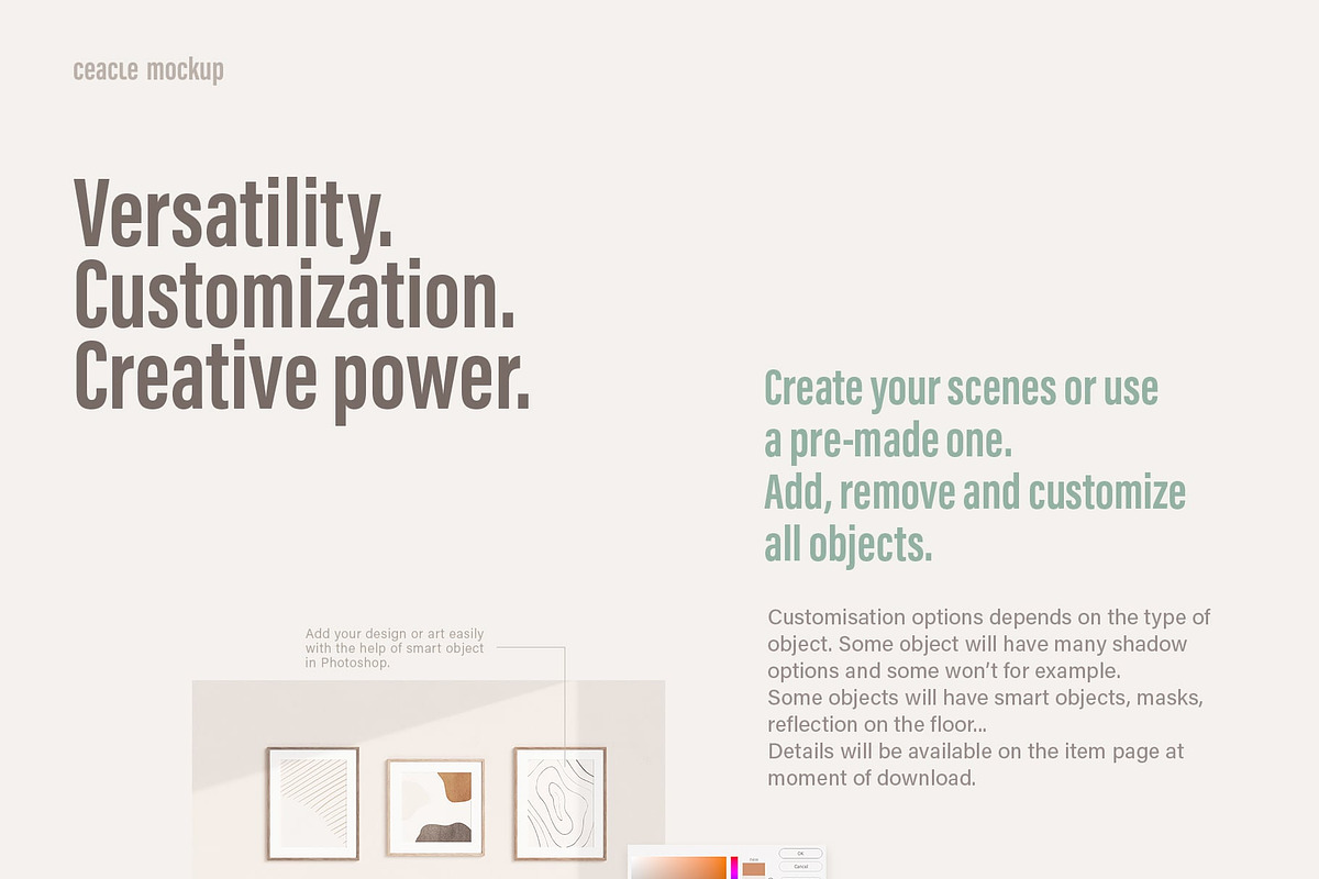 Art Scene Creator, a Product Mockup by Ceacle Mockup (Photo 3 of 12)